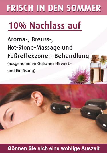 Unser Angebot im Sommer